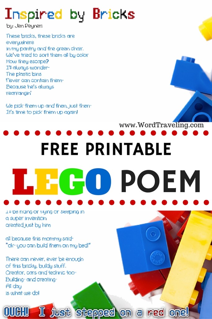 Printable Lego Poem