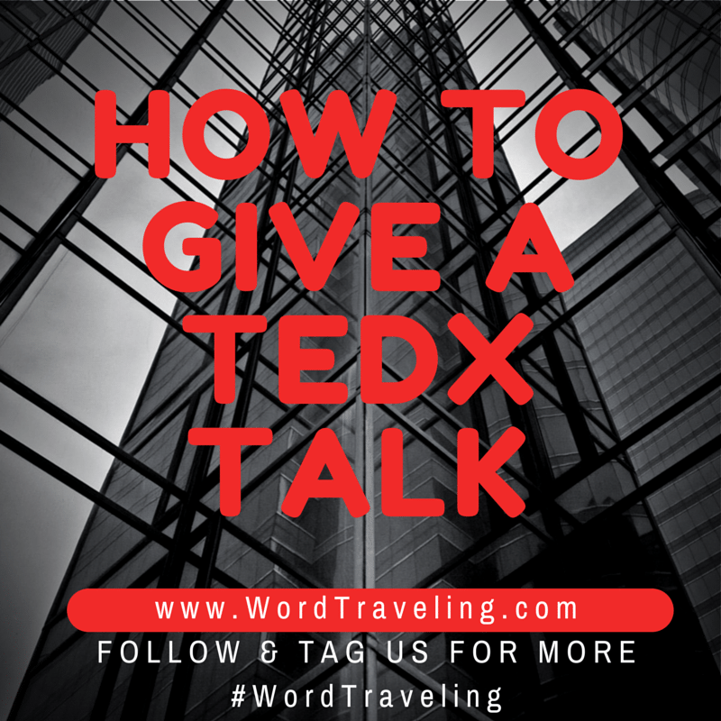 How to Give a TedX Talk