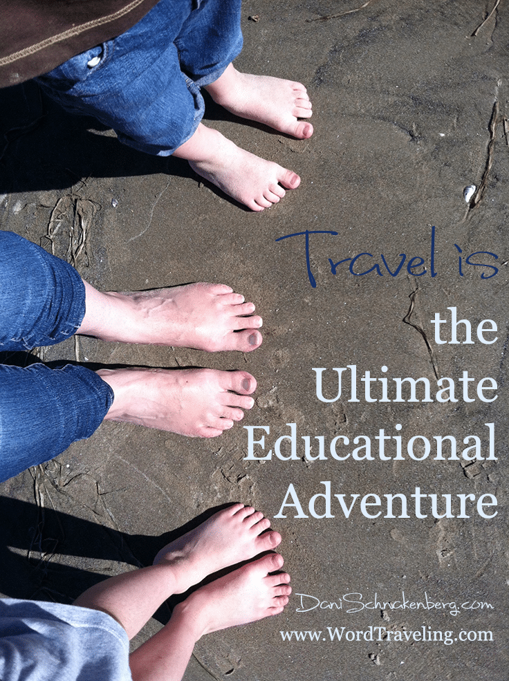 Travel Is the Ultimate Educational Adventure. Learn how to naturally incorporate math, history, geography, reading and more into your family travels via www.WordTraveling.com