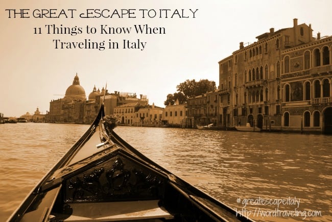 11 Things to Know When Traveling in Italy https://wordtraveling.com Check out this list to help plan your trip out of the country!