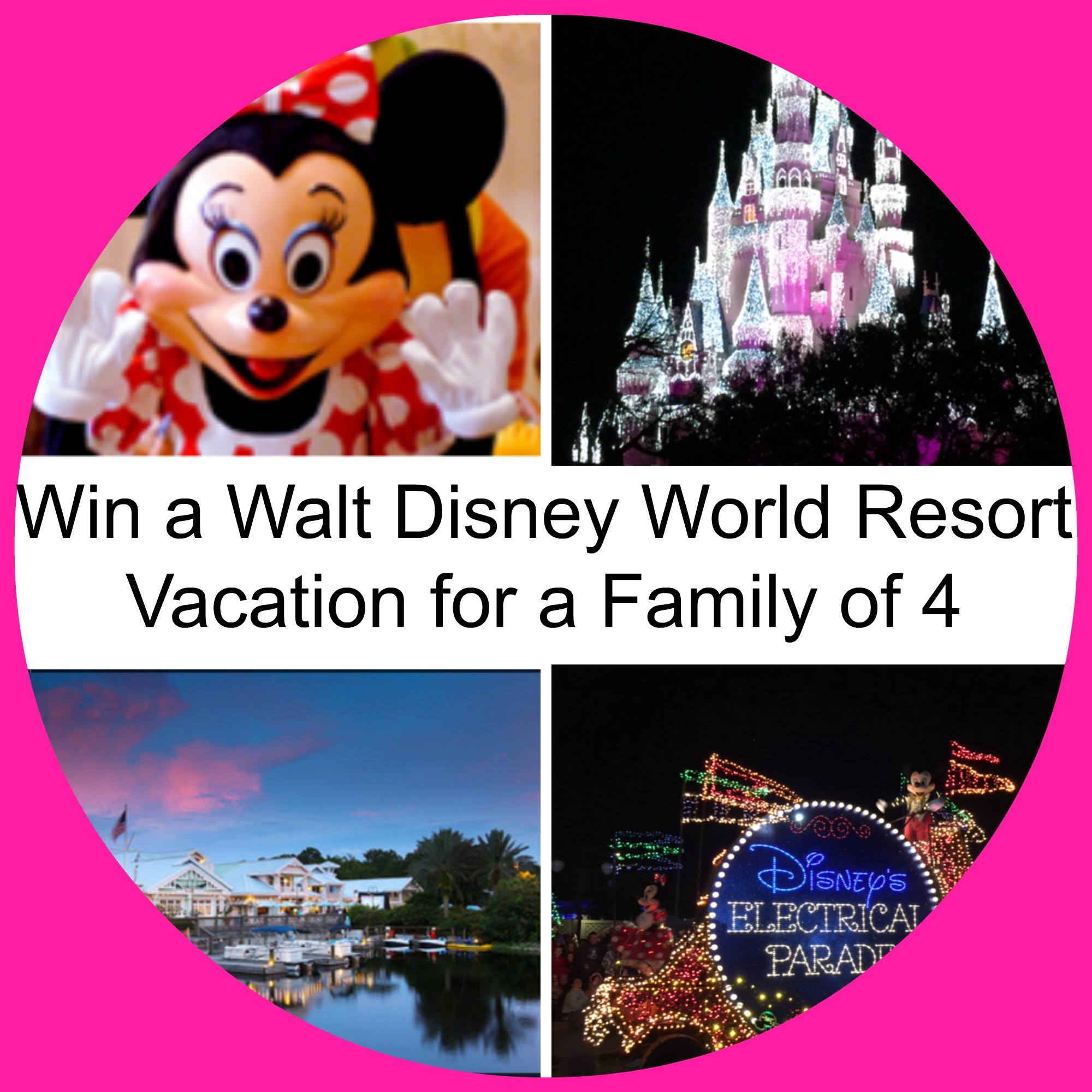 Walk Disney World Resort Vacation Giveaway!