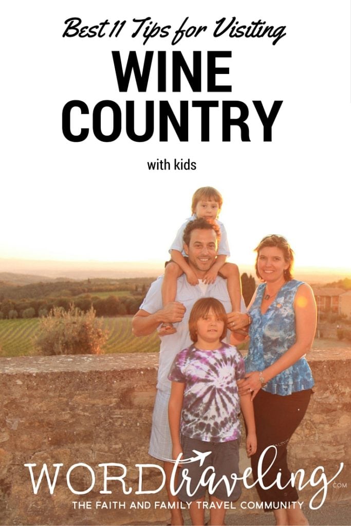 tips for visiting wine country with children