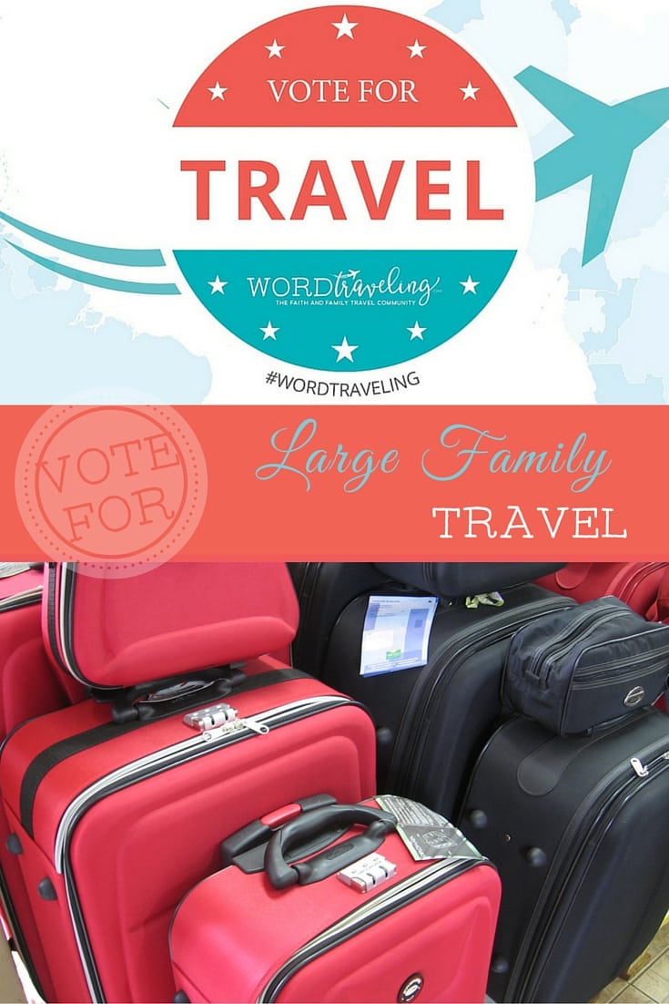 Vote For Large Family Travel (and some tips!)