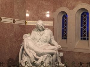 Replica of Michelangelo's Pieta