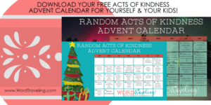 Random Acts of Kindness Advent Calendar