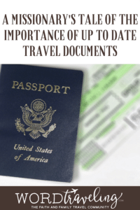 planning ahead for international travel