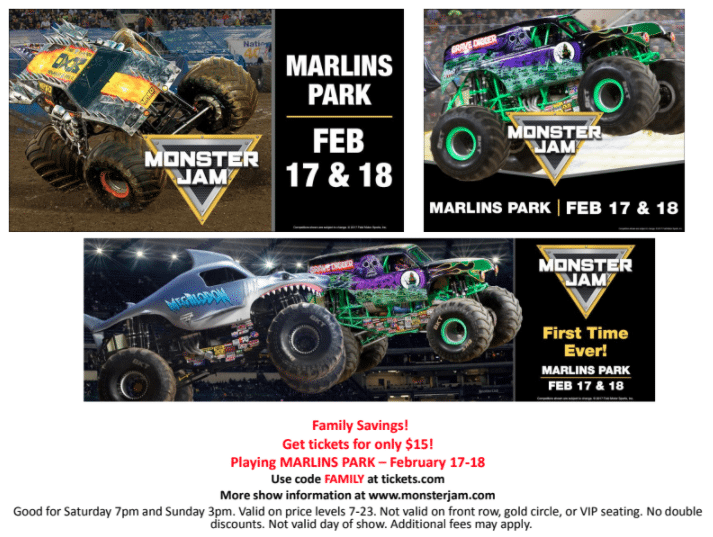 Monster Jam Miami Discount Code