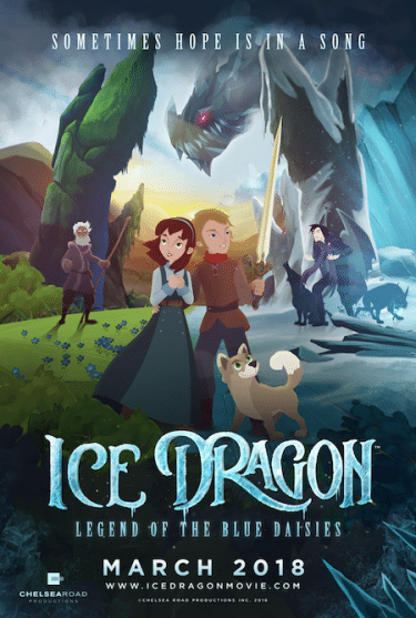 Ice Dragon- Legend of the Blue Daisies- an Inspiring Animated Film and Special Event